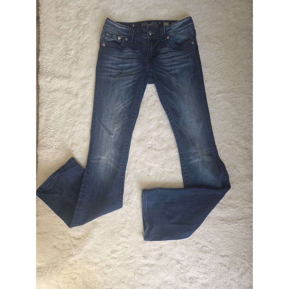 Miss Me Women 27 Dark Wash Embellished Bootcut Jeans Y2K JW5307B6